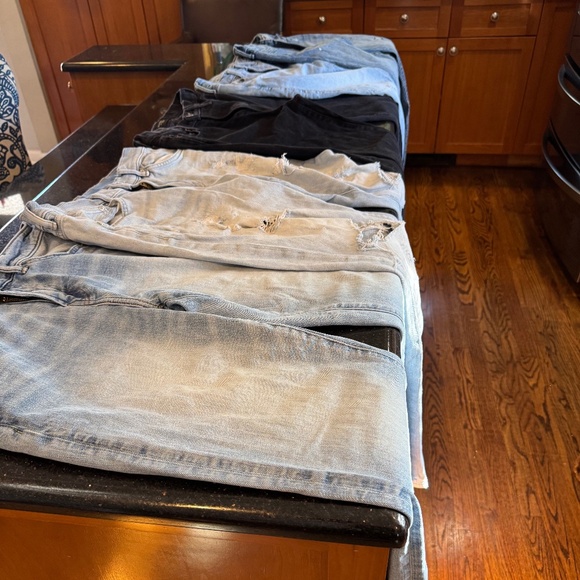 5 pairs  Men's jeans- Abercrombie and AE - Picture 1 of 16